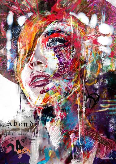 Print of Figurative Abstract Paintings by yossi kotler