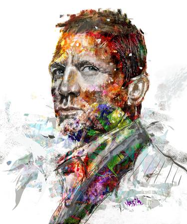 Original Figurative People Mixed Media by yossi kotler