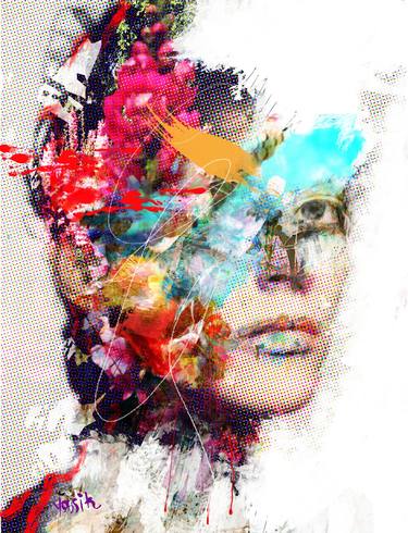 Print of Abstract Expressionism People Paintings by yossi kotler