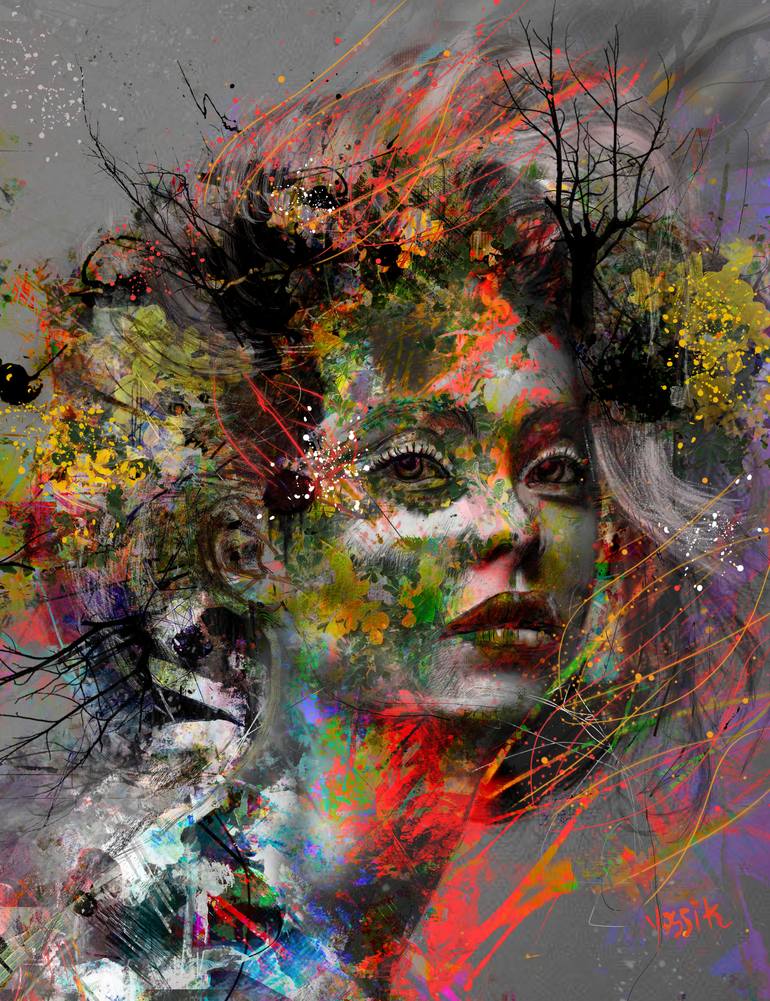 natural view Painting by yossi kotler | Saatchi Art