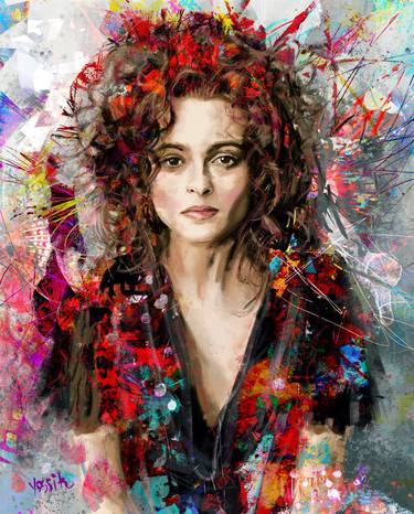 Print of Abstract Expressionism Celebrity Mixed Media by yossi kotler