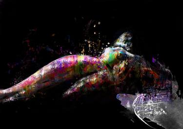 Print of Body Mixed Media by yossi kotler