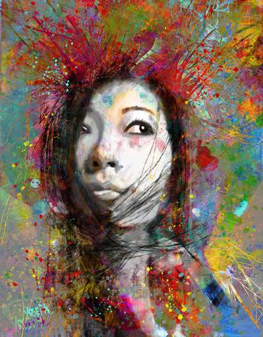 Print of Figurative People Mixed Media by yossi kotler