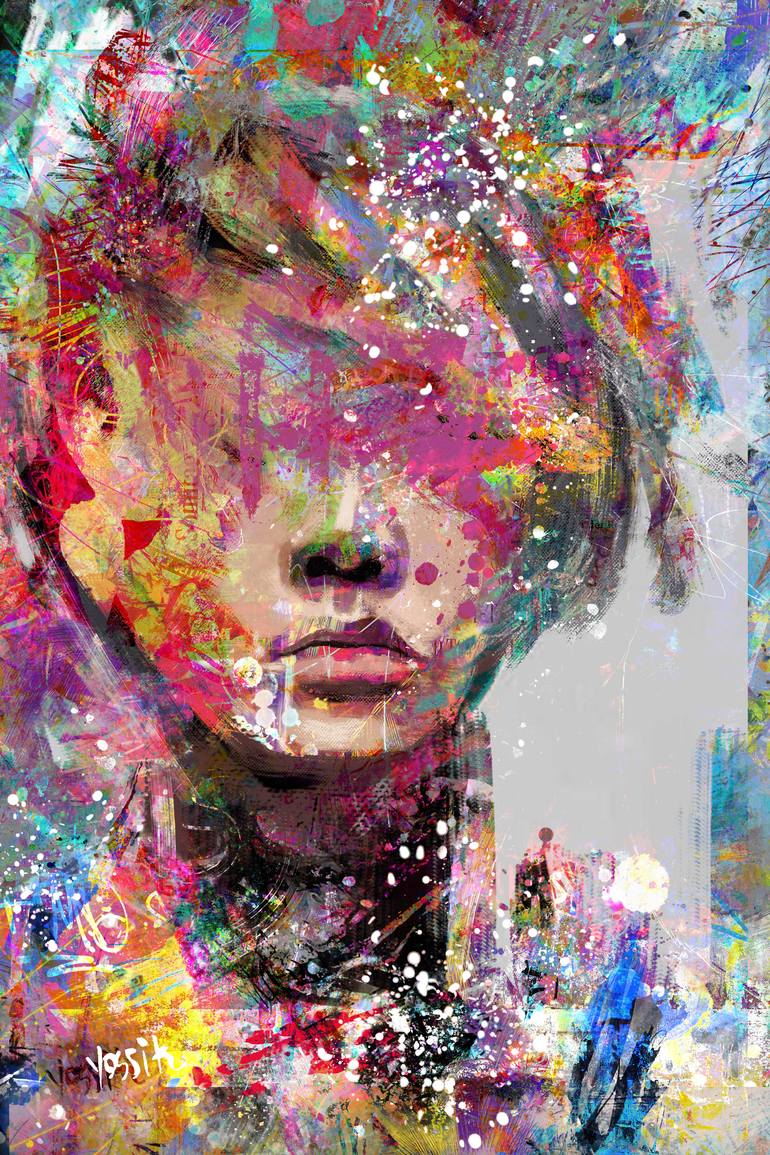 Not Human Rave Painting By Yossi Kotler Saatchi Art