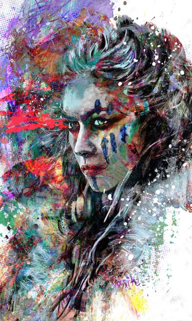 Print of Abstract Expressionism Cinema Mixed Media by yossi kotler
