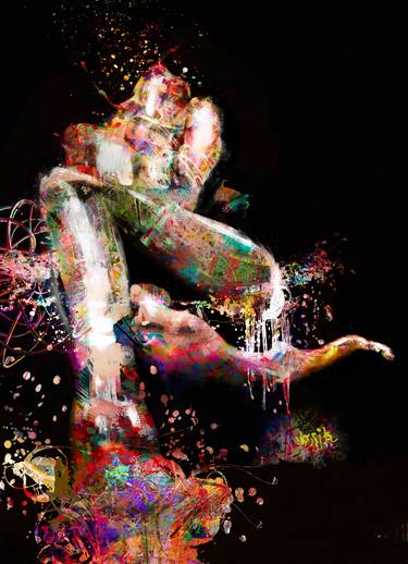 Print of Abstract Body Paintings by yossi kotler