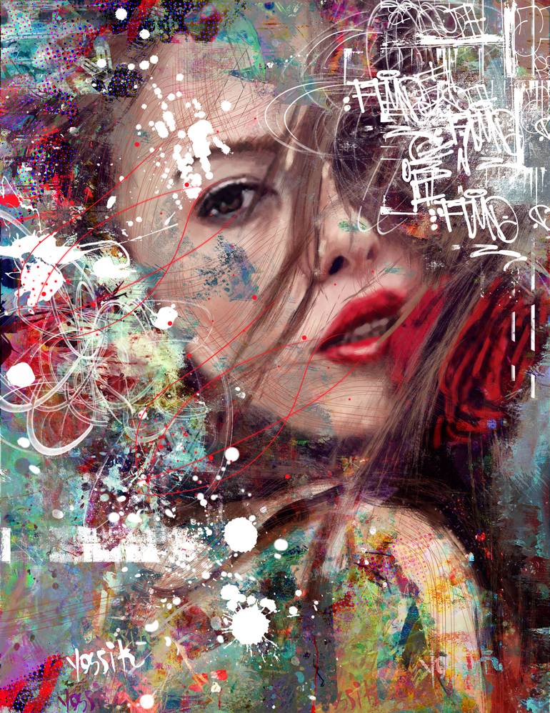 projection Painting by yossi kotler | Saatchi Art