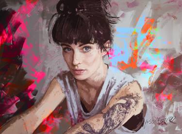 Print of Figurative People Mixed Media by yossi kotler