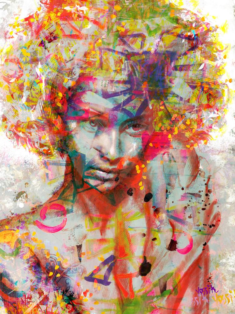 A Colorful Day Painting By Yossi Kotler | Saatchi Art