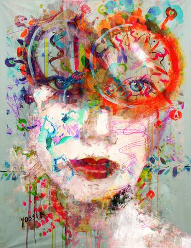 Print of Abstract Mixed Media by yossi kotler