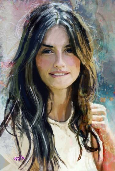 Print of Figurative Portrait Paintings by yossi kotler