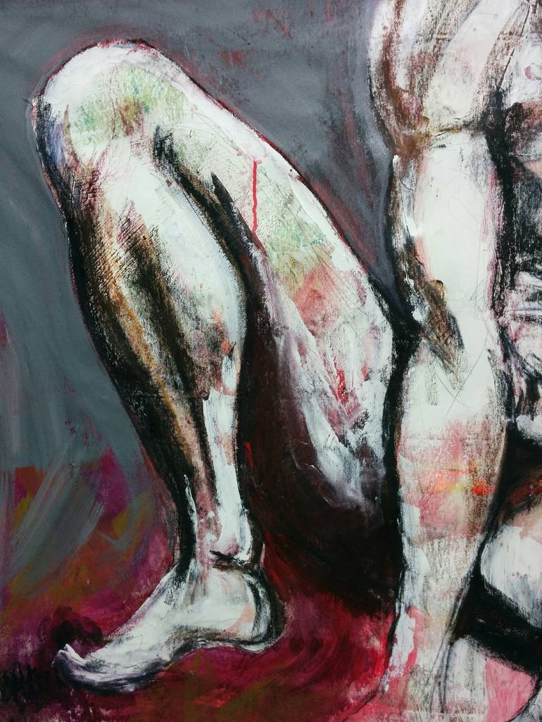 Original Figurative Body Painting by Yossi Kotler