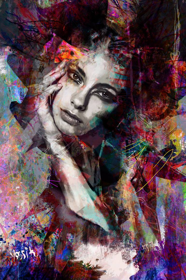 Thinking About You Painting By Yossi Kotler | Saatchi Art