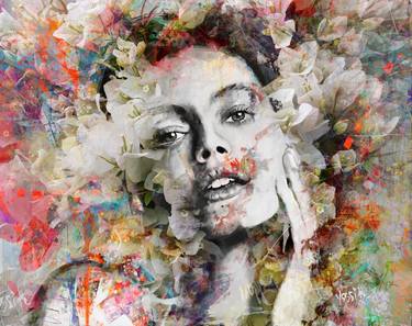 Print of Abstract Expressionism Portrait Paintings by yossi kotler