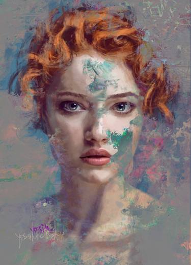 Print of Conceptual People Paintings by yossi kotler