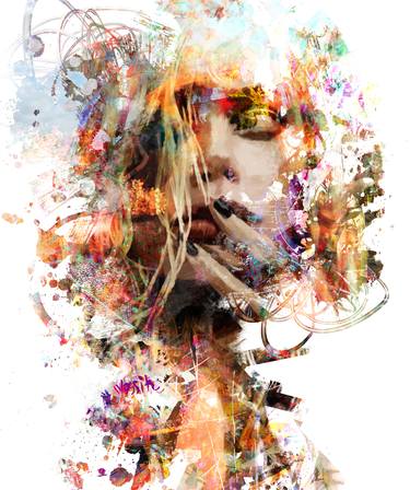 Print of Abstract Expressionism Abstract Mixed Media by yossi kotler