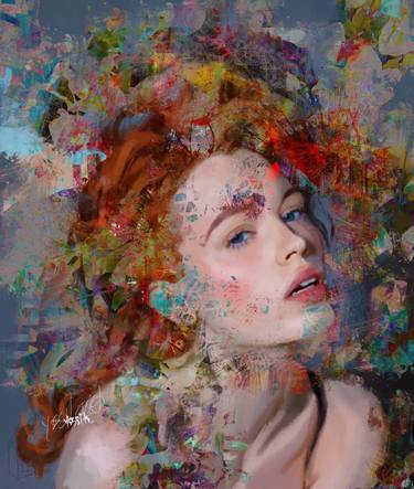 Original Conceptual People Mixed Media by yossi kotler