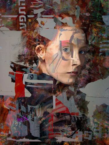 Print of Abstract Expressionism Fashion Mixed Media by yossi kotler