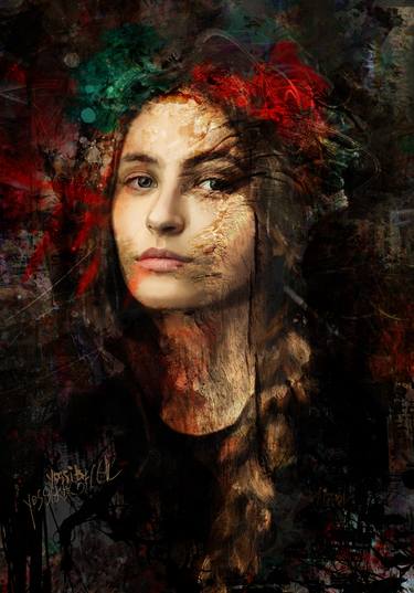 Print of Abstract Expressionism Abstract Paintings by yossi kotler