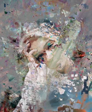 Original Abstract Mixed Media by yossi kotler