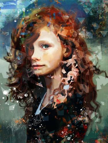 Print of Portrait Mixed Media by yossi kotler