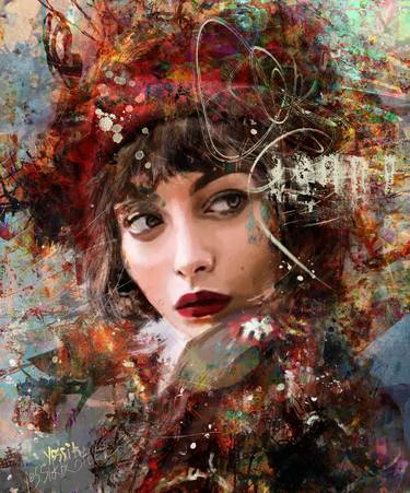 Print of Conceptual Portrait Paintings by yossi kotler