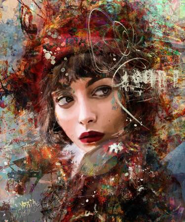 Print of Portrait Paintings by yossi kotler