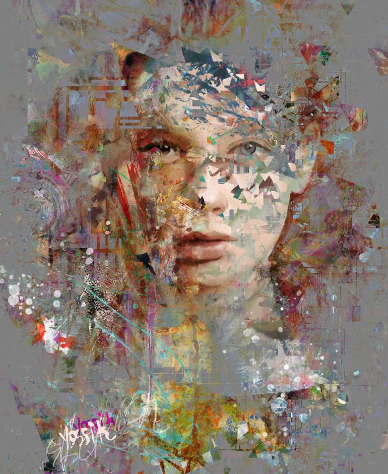 deep observation Painting by yossi kotler | Saatchi Art