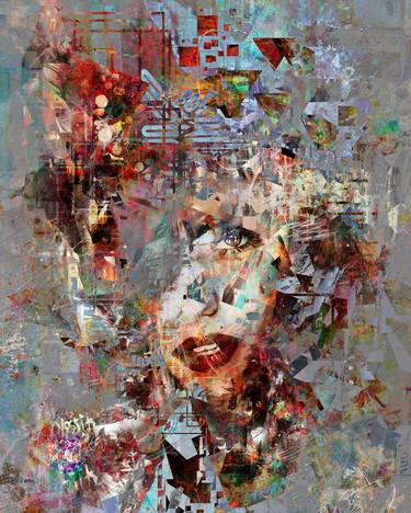 Original Abstract Expressionism Portrait Paintings by yossi kotler