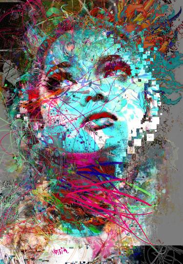 Original Abstract Expressionism People Paintings by yossi kotler