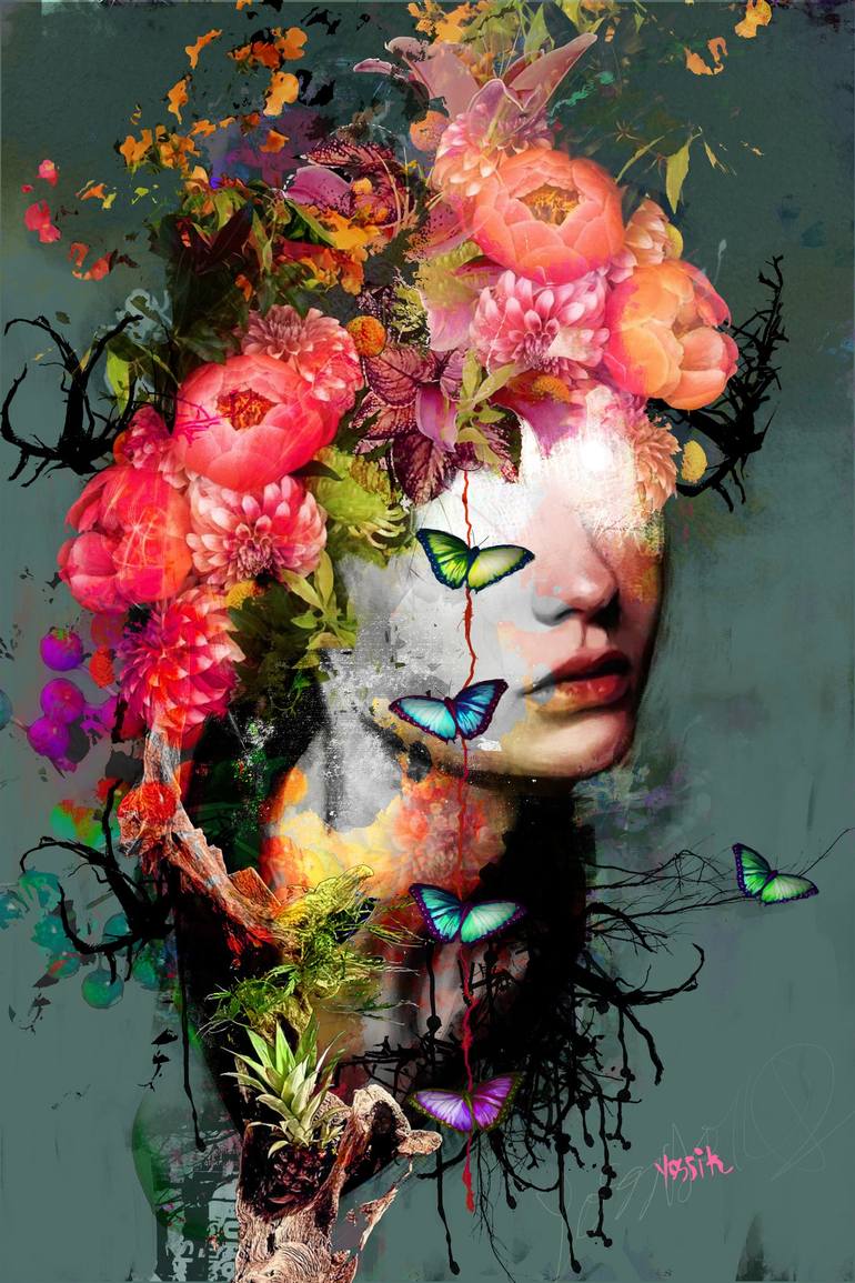 The Mind Illusion Painting By Yossi Kotler Saatchi Art