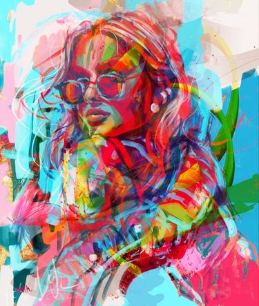 Print of People Paintings by yossi kotler