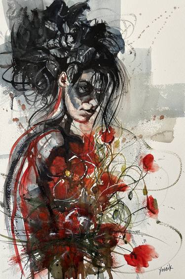 Print of Conceptual People Paintings by yossi kotler