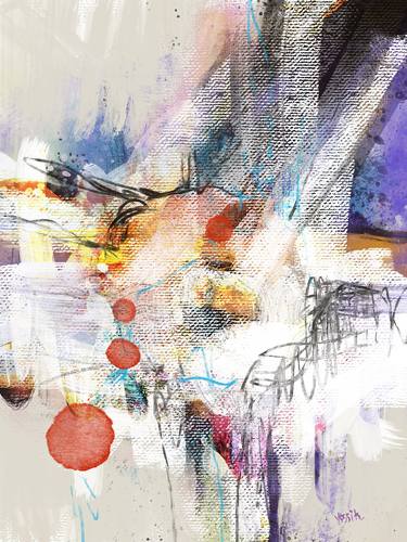 Print of Abstract Paintings by yossi kotler