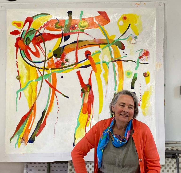 Original Abstract Painting by Joanna Tyka