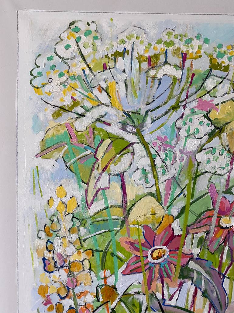 Original Contemporary Floral Painting by Joanna Tyka