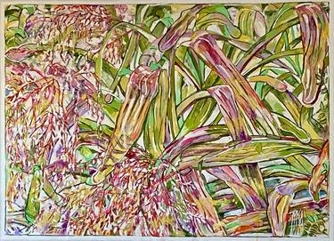 Original Expressionism Botanic Painting by Joanna Tyka