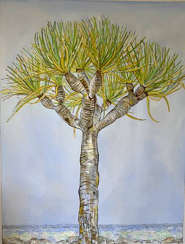 Original Expressionism Botanic Painting by Joanna Tyka