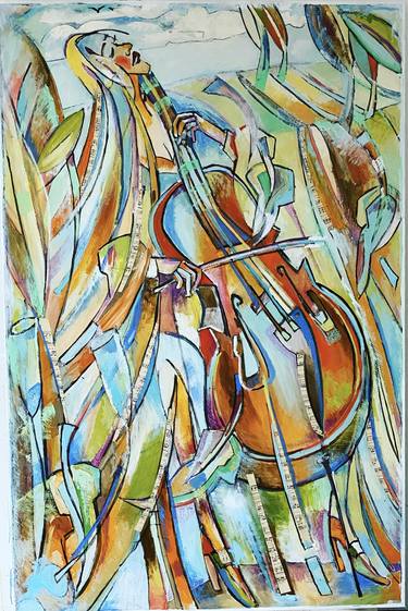 Original Expressionism Music Paintings by Joanna TYKA