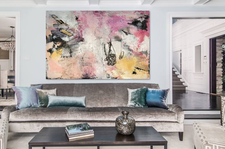 Original Conceptual Abstract Painting by melissa miller