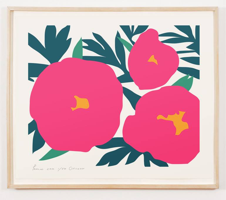 Original Floral Printmaking by Andrey Odinzzov