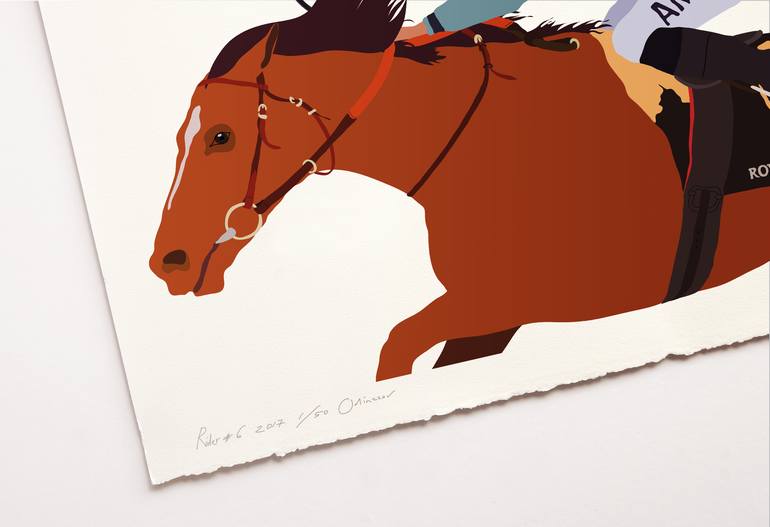Original Horse Printmaking by Andrey Odinzzov