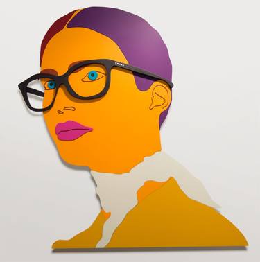 Woman with glasses thumb