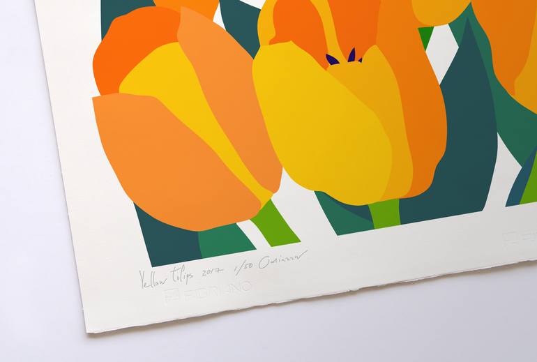 Original Floral Printmaking by Andrey Odinzzov