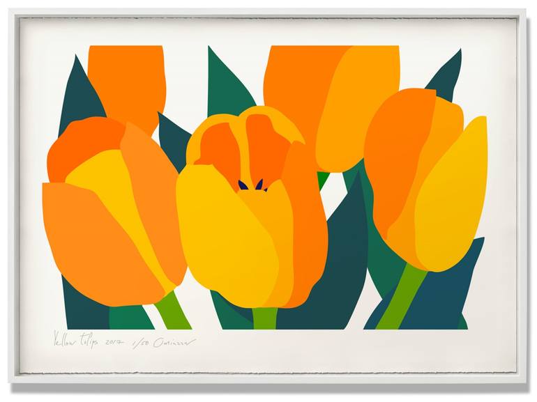 Original Floral Printmaking by Andrey Odinzzov
