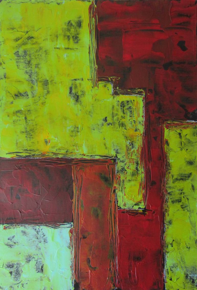 Original Abstract Expressionism Abstract Painting by Robert Alexander