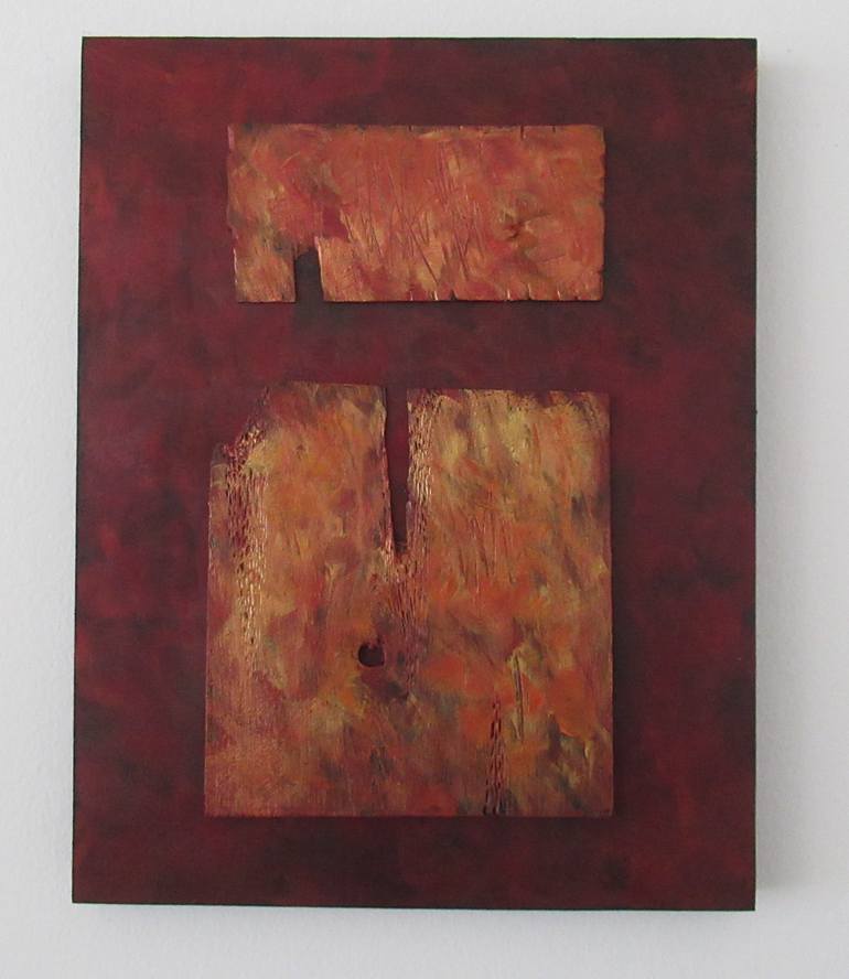 Original Abstract Mixed Media by Robert Alexander