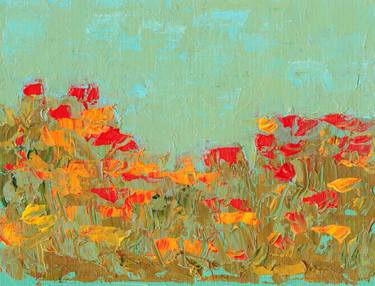 Original Expressionism Floral Paintings by Robert Alexander