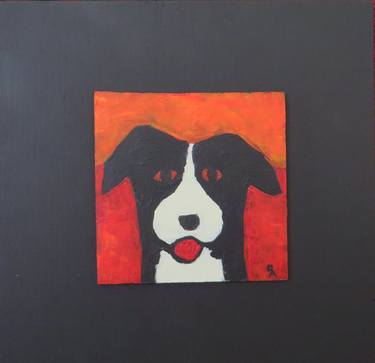 Original Illustration Dogs Paintings by Robert Alexander