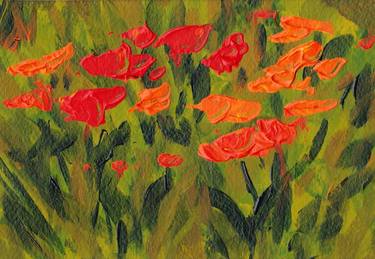 Original Impressionism Floral Paintings by Robert Alexander